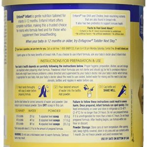 Enfamil Infant Formula – Milk-based Baby Formula with Iron,12.5 oz (Pack of 6)